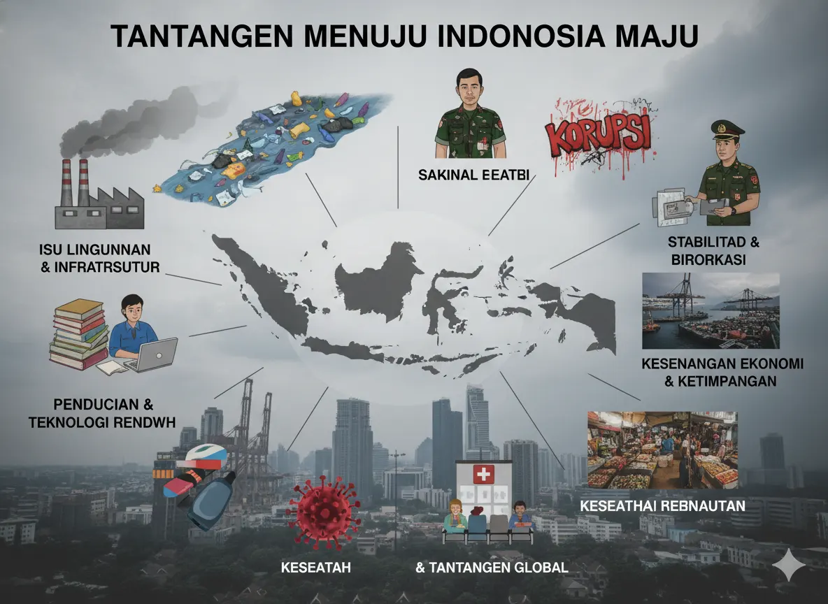 Tantangan yang Dihadapi Indonesia untuk Menjadi Negara Maju (ft.istimewa)