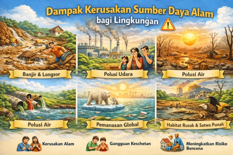 Dampak Kerusakan Sumber Daya Alam bagi Lingkungan