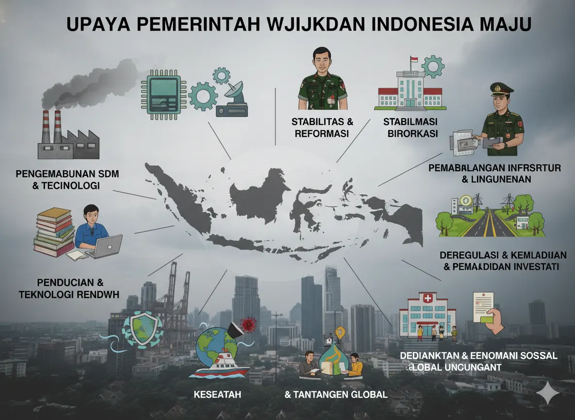 Upaya Pemerintah dalam Mewujudkan Indonesia Maju (ft.istimewa)