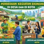 Perbedaan Kegiatan Ekonomi di Desa dan di Kota (ft.istimewa)