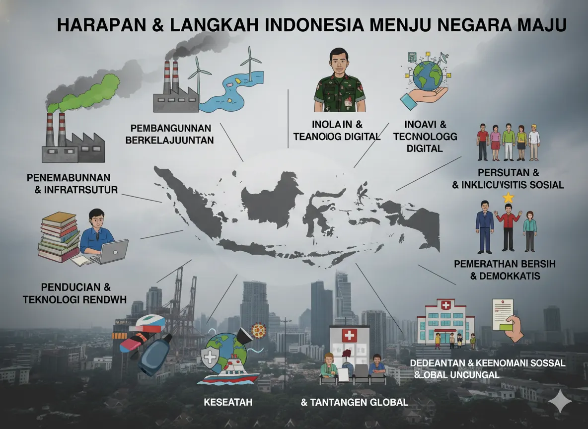 Harapan dan Langkah Indonesia Menuju Negara Maju (ft.istimewa)