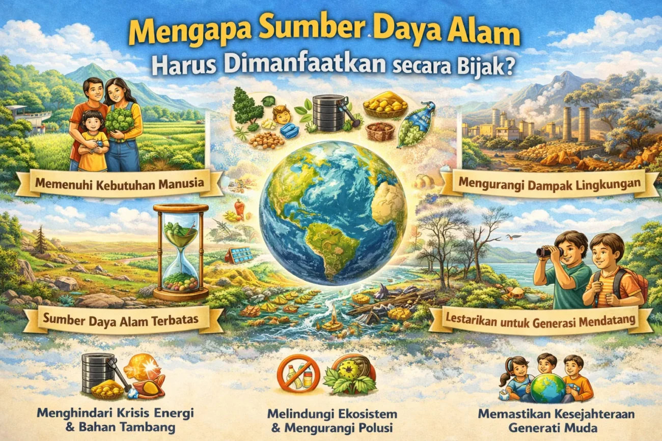 Mengapa Sumber Daya Alam Harus Dimanfaatkan secara Bijak? (ft.istimewa)