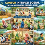 Contoh Interaksi Sosial dalam Kehidupan Sehari-hari (ft.istimewa)
