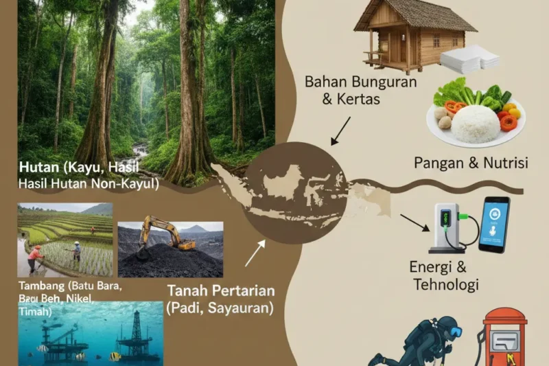 Contoh Sumber Daya Alam Indonesia dan Manfaatnya