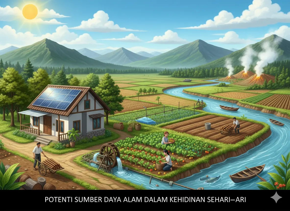 Contoh Potensi Sumber Daya Alam dalam Kehidupan Sehari-hari (ft.istimewa)