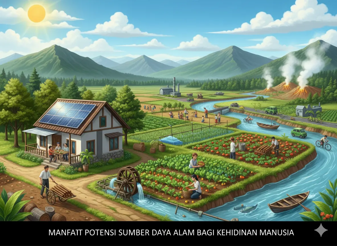 Manfaat Potensi Sumber Daya Alam bagi Kehidupan Manusia (ft.istimewa)