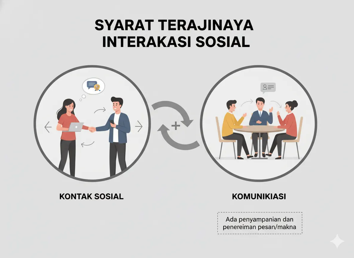Syarat Terjadinya Interaksi Sosial (ft.istimewa)