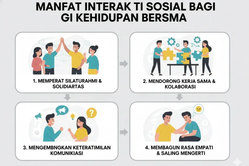 Manfaat Interaksi Sosial bagi Kehidupan Bersama