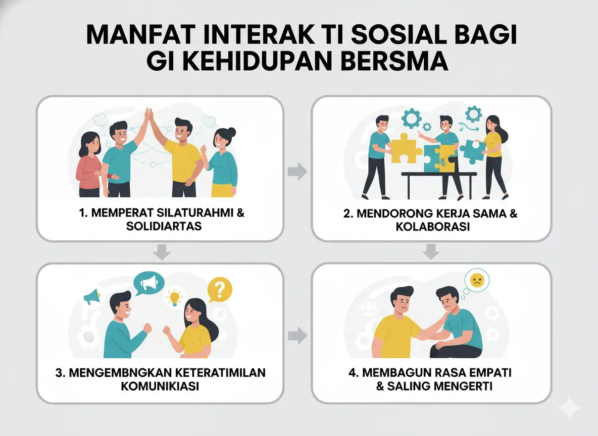 Manfaat Interaksi Sosial bagi Kehidupan Bersama (ft.istimewa)