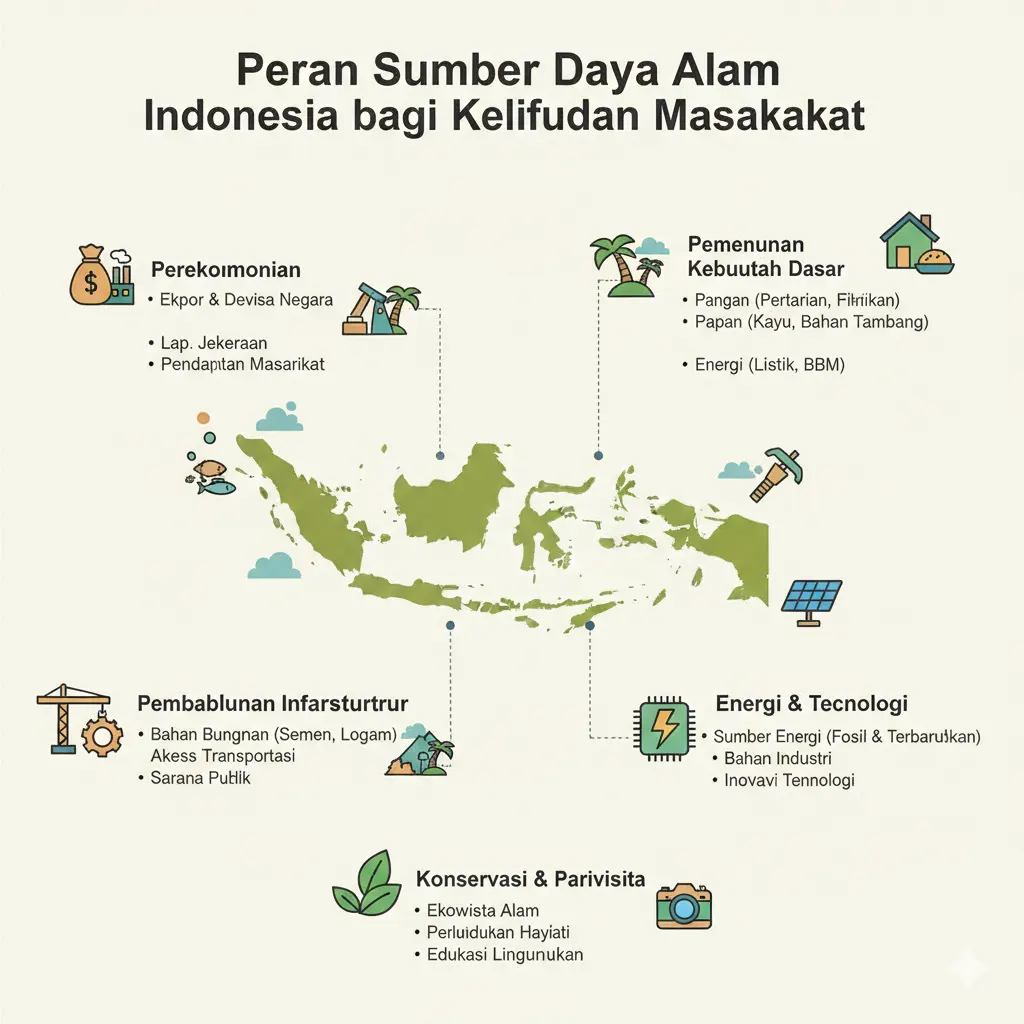 Peran Sumber Daya Alam Indonesia bagi Kehidupan Masyarakat (ft.istimewa)