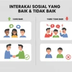 Interaksi Sosial yang Baik dan yang Tidak Baik (ft.istimewa)