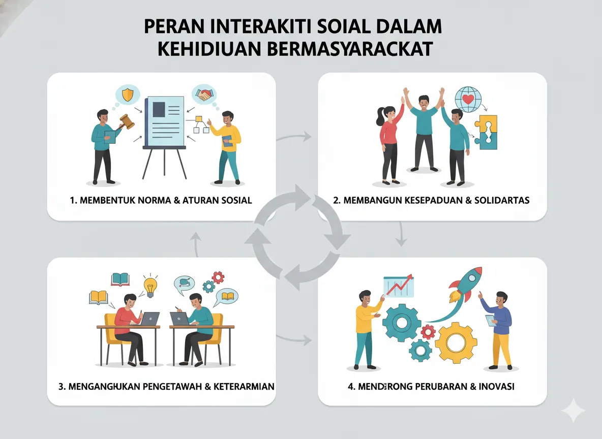 Peran Interaksi Sosial dalam Kehidupan Bermasyarakat (ft.istimewa)