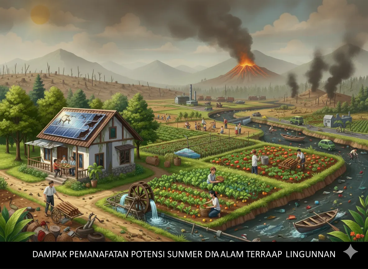 Dampak Pemanfaatan Potensi Sumber Daya Alam terhadap Lingkungan (ft.istimewa)