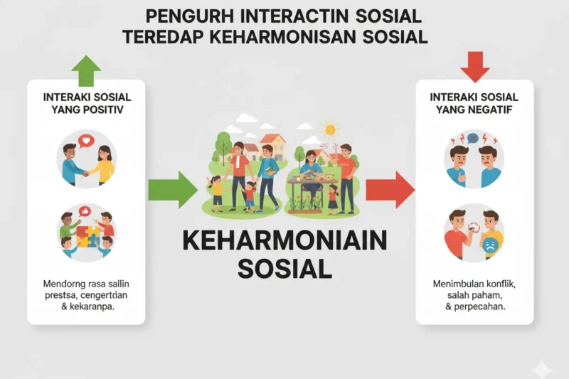 Pengaruh Interaksi Sosial terhadap Keharmonisan Sosial