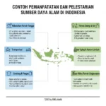 Contoh Pemanfaatan dan Pelestarian Sumber Daya Alam di Indonesia (ft.istimewa)