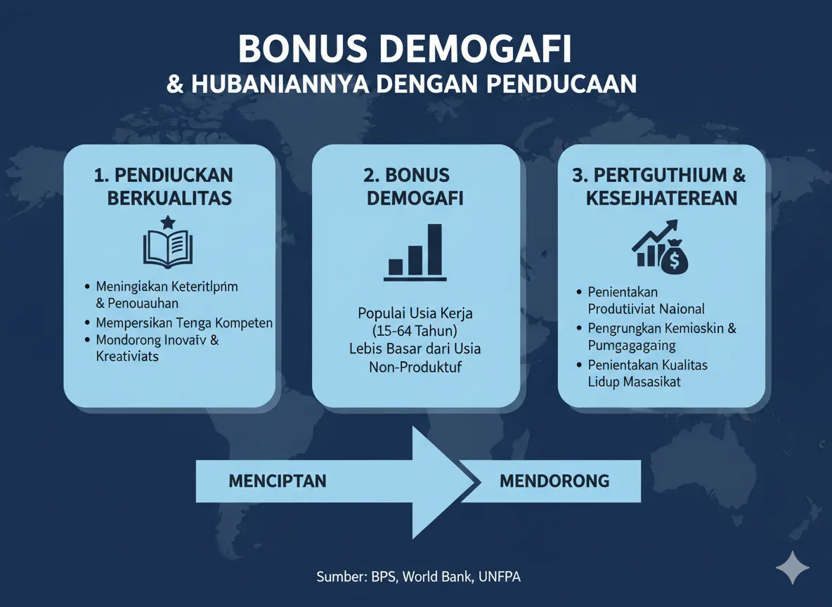 Bonus Demografi dan Hubungannya dengan Pendidikan (ft.istimewa)