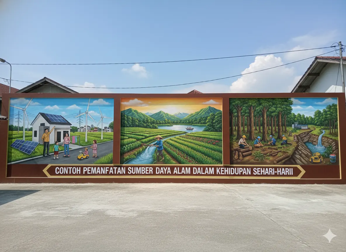 Contoh Pemanfaatan Sumber Daya Alam dalam Kehidupan Sehari-hari (ft.istimewa)