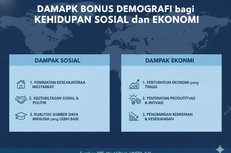 Dampak Bonus Demografi bagi Kehidupan Sosial dan Ekonomi