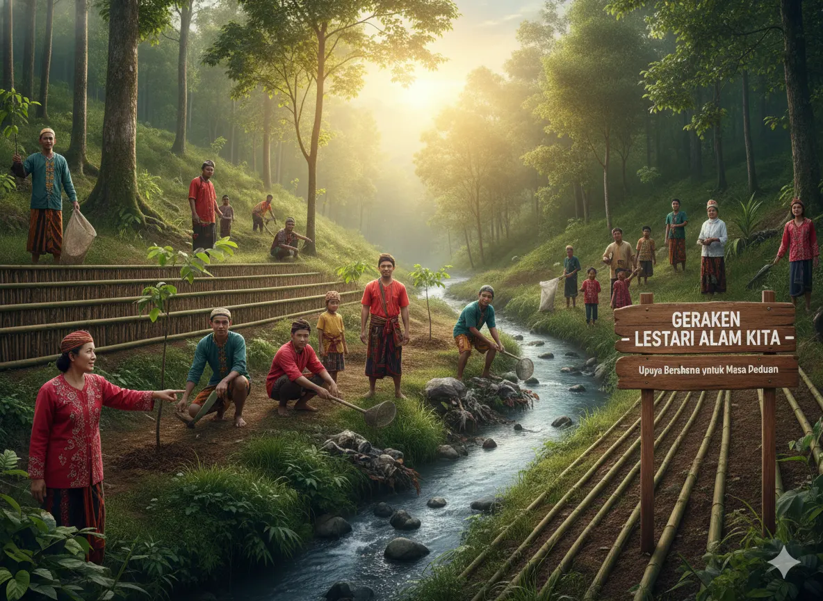 Upaya Pelestarian Sumber Daya Alam oleh Masyarakat (ft.istimewa)