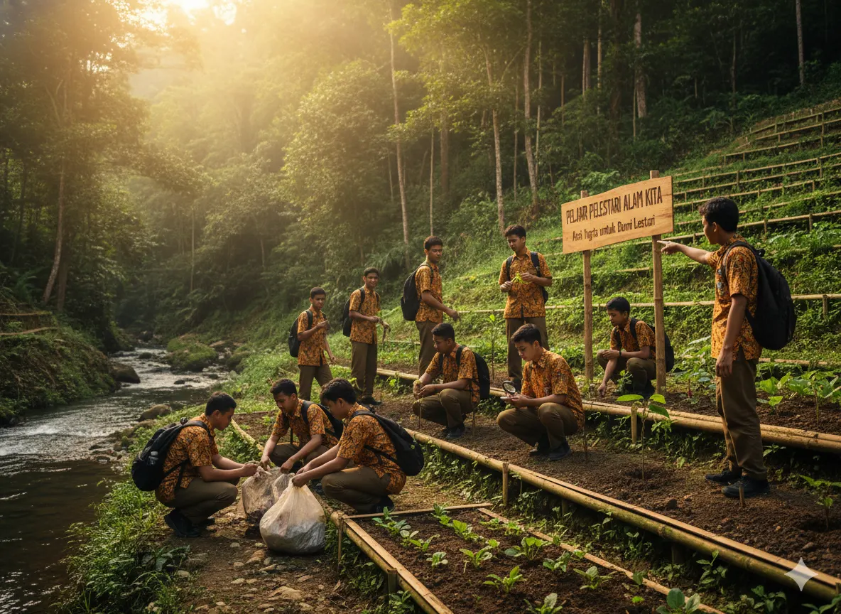 Peran Pelajar dalam Menjaga Kelestarian Sumber Daya Alam (ft.istimewa)