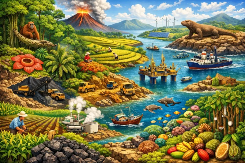 Beragam Potensi Sumber Daya Alam yang Dimiliki Indonesia