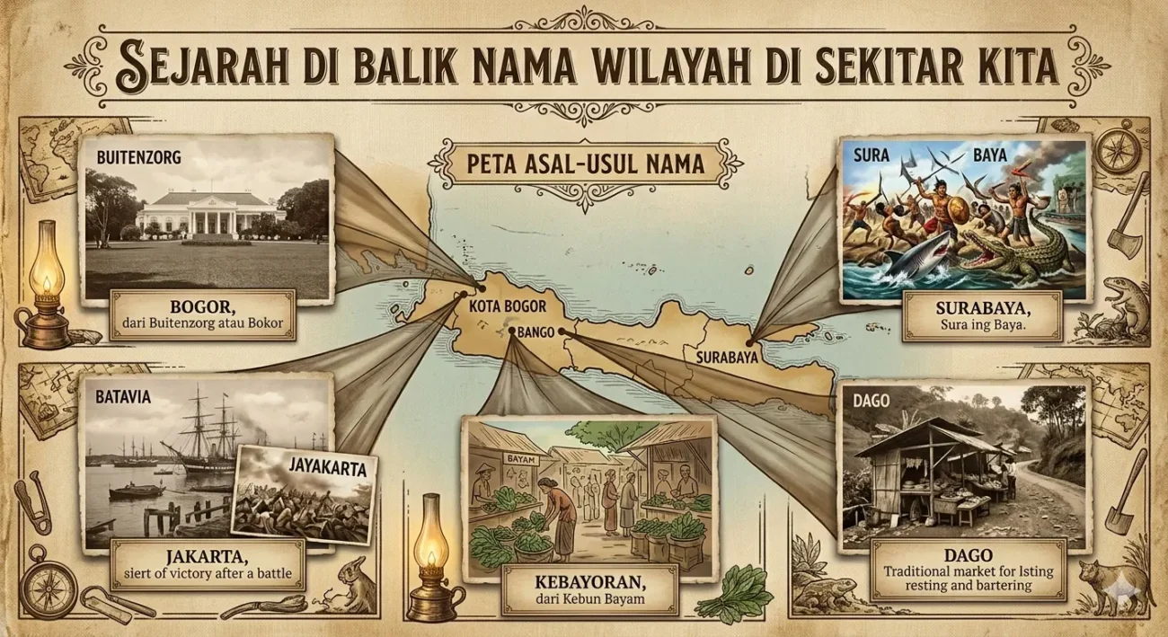 Sejarah di Balik Nama Wilayah di Sekitar Kita (Mengenal Identitas Lokal melalui Asal Usul Nama Tempat) (ft.istimewa)