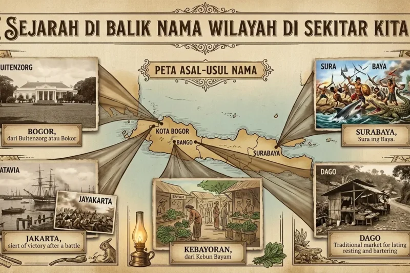 Sejarah di Balik Nama Wilayah di Sekitar Kita (Mengenal Identitas Lokal melalui Asal Usul Nama Tempat)