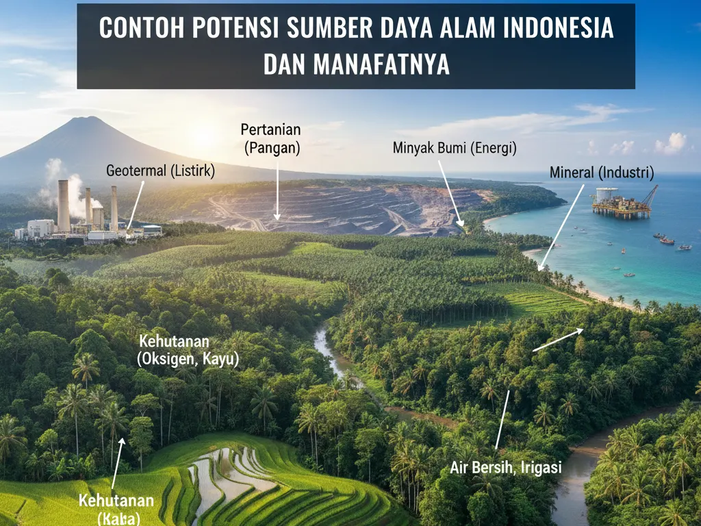 Potensi Sumber Daya Alam Indonesia yang Dapat Dimanfaatkan (ft.istimewa)