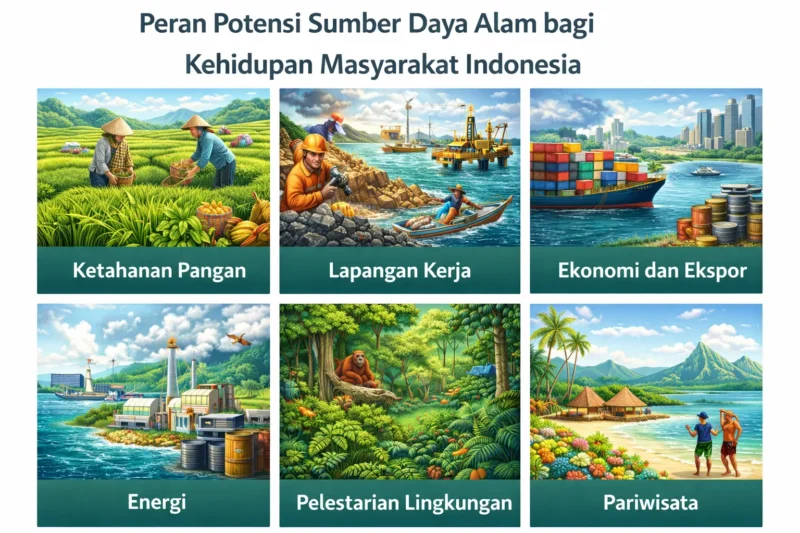 Peran Potensi Sumber Daya Alam bagi Kehidupan Masyarakat Indonesia