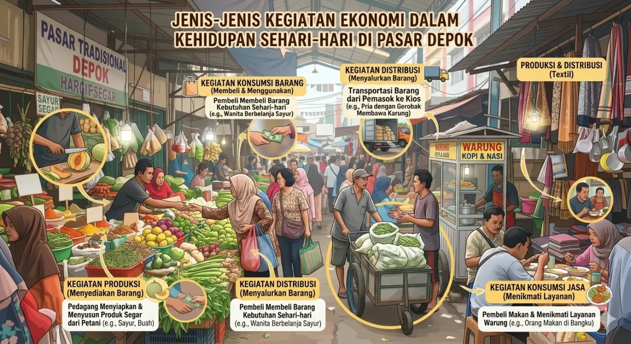 Jenis-Jenis Kegiatan Ekonomi dalam Kehidupan Sehari-hari (ft.istimewa)