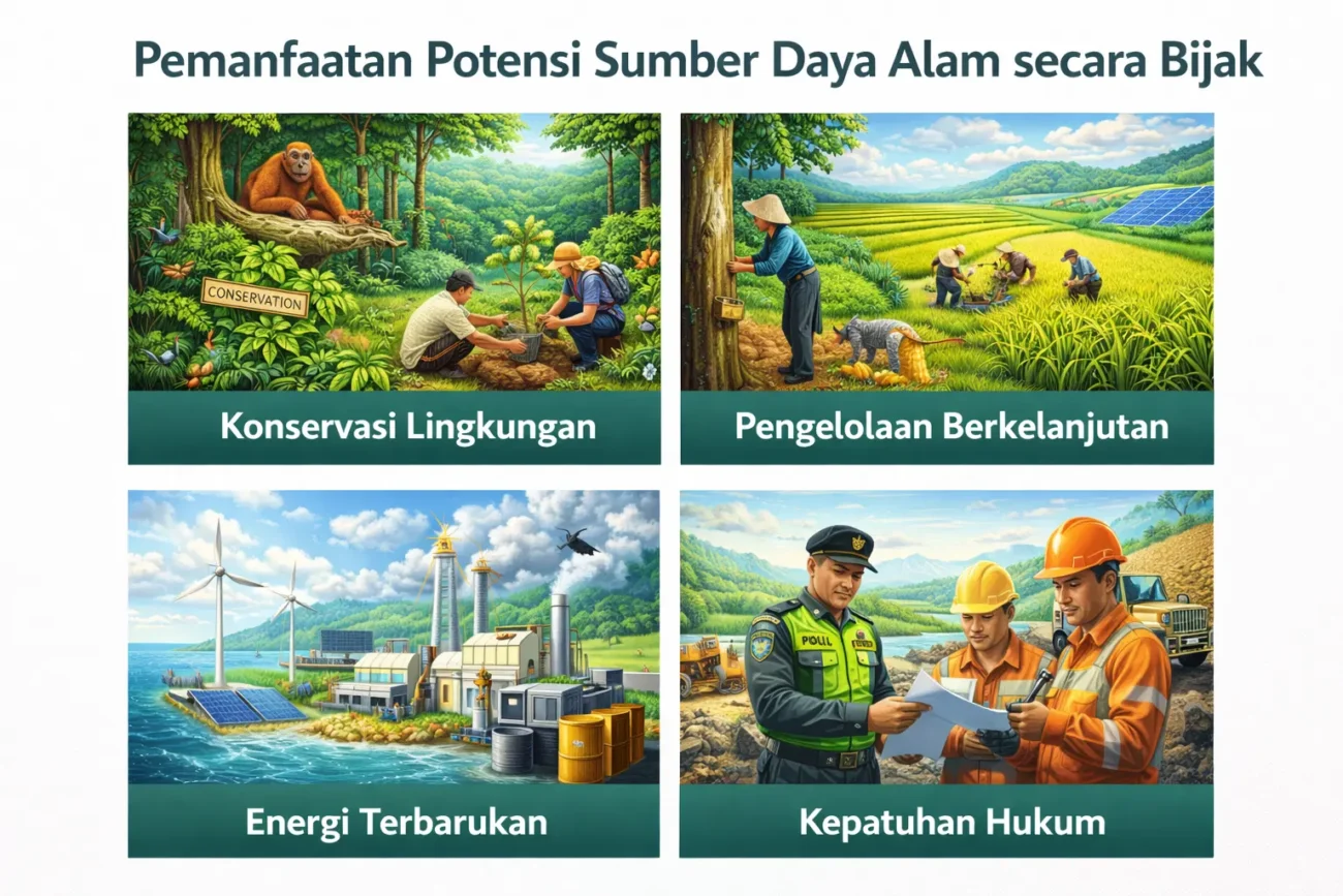 Pemanfaatan Potensi Sumber Daya Alam secara Bijak (ft.istimewa)