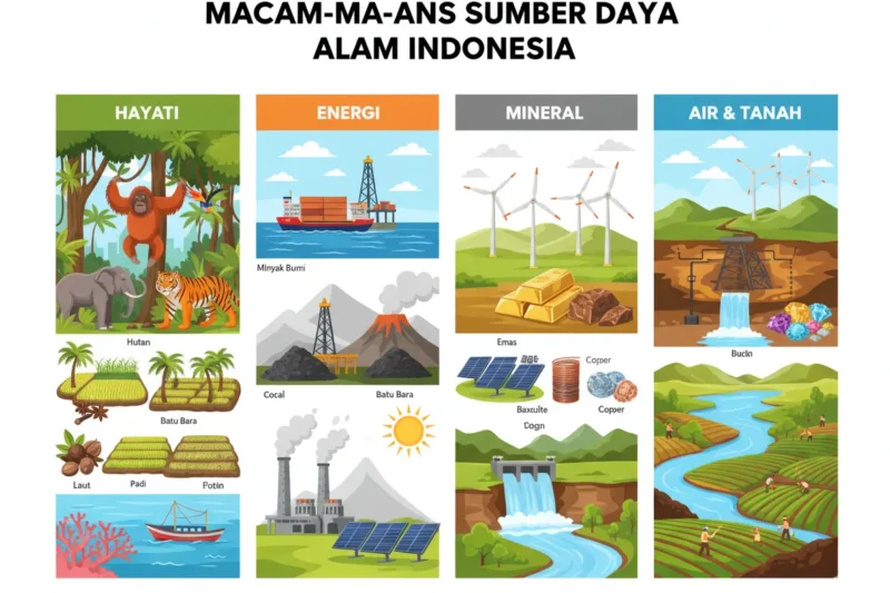 Macam-Macam Sumber Daya Alam di Indonesia