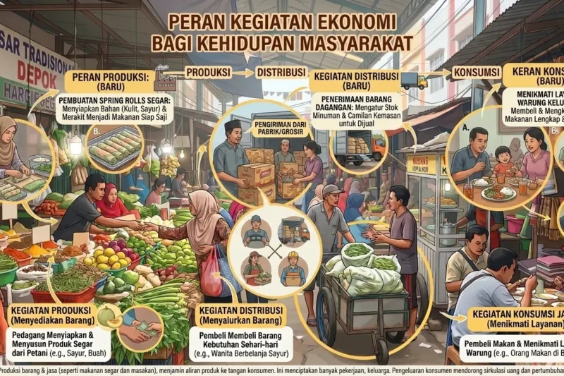 Peran Kegiatan Ekonomi bagi Kehidupan Masyarakat