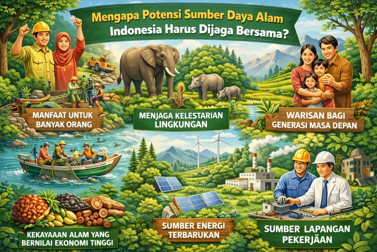 Mengapa Potensi Sumber Daya Alam Indonesia Harus Dijaga Bersama? (ft.istimewa)