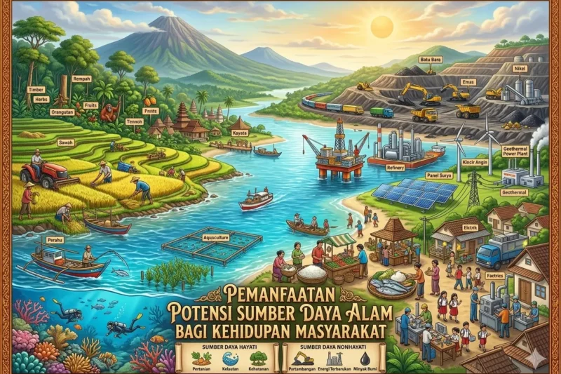 Pemanfaatan Potensi Sumber Daya Alam bagi Kehidupan Masyarakat