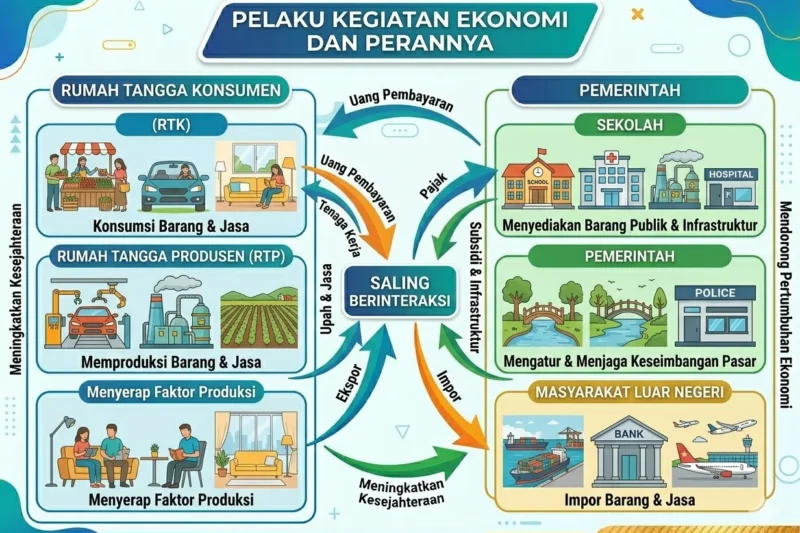 Pelaku Kegiatan Ekonomi dan Perannya