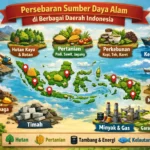 Persebaran Sumber Daya Alam di Berbagai Daerah Indonesia (ft.istimewa)