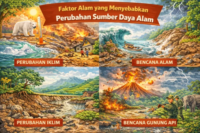 Faktor Alam yang Menyebabkan Perubahan Sumber Daya Alam