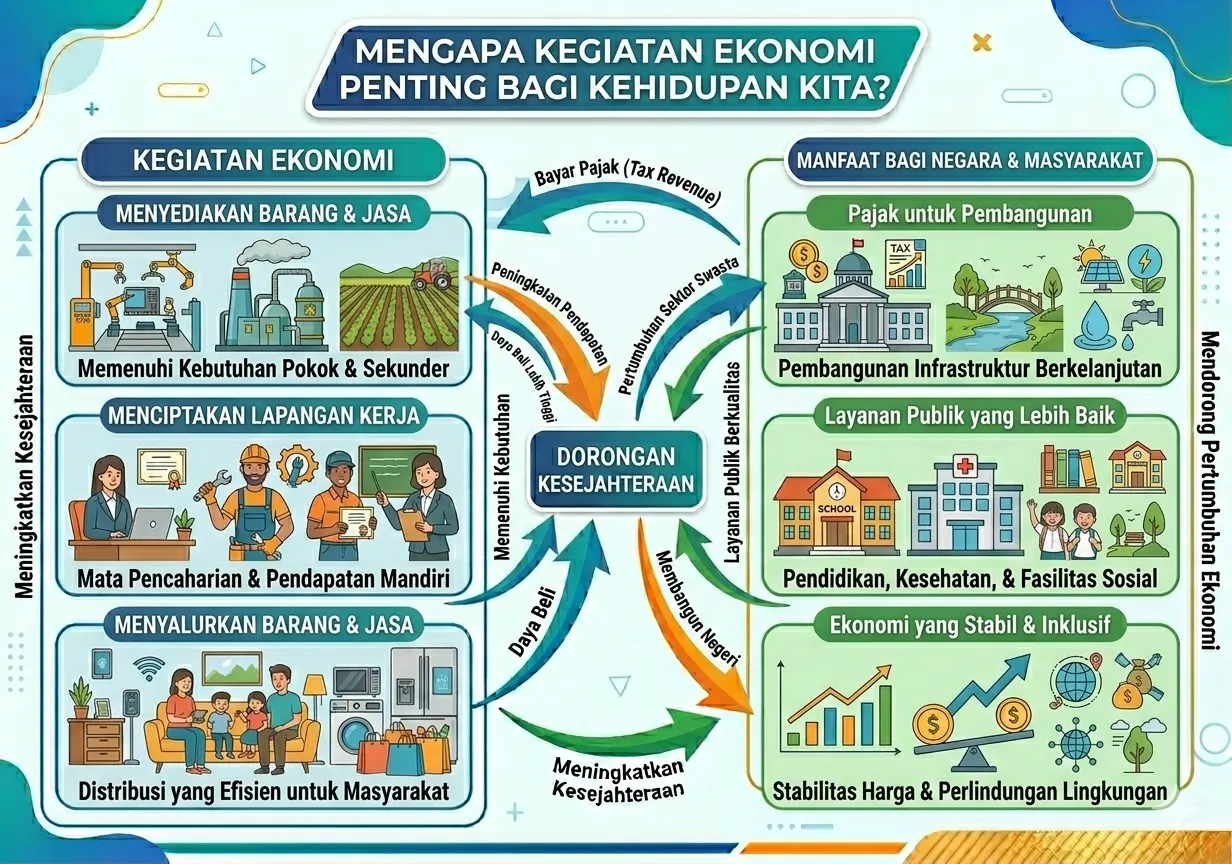 Mengapa Kegiatan Ekonomi Penting bagi Kehidupan Kita? (ft.istimewa)