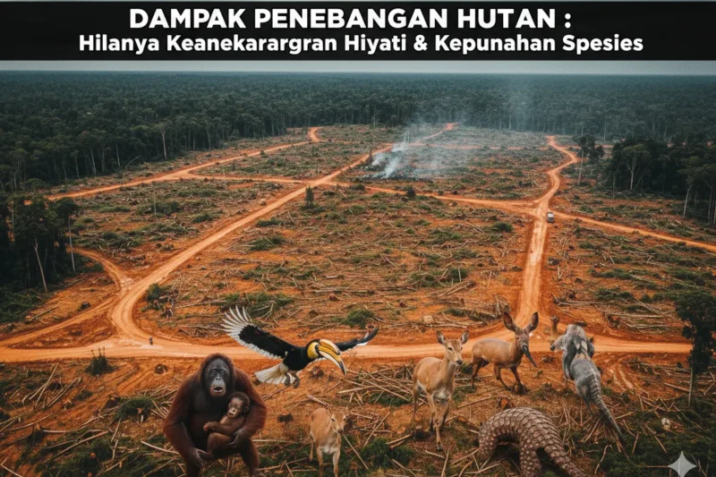 Penebangan Hutan dan Dampaknya bagi Potensi Alam Indonesia