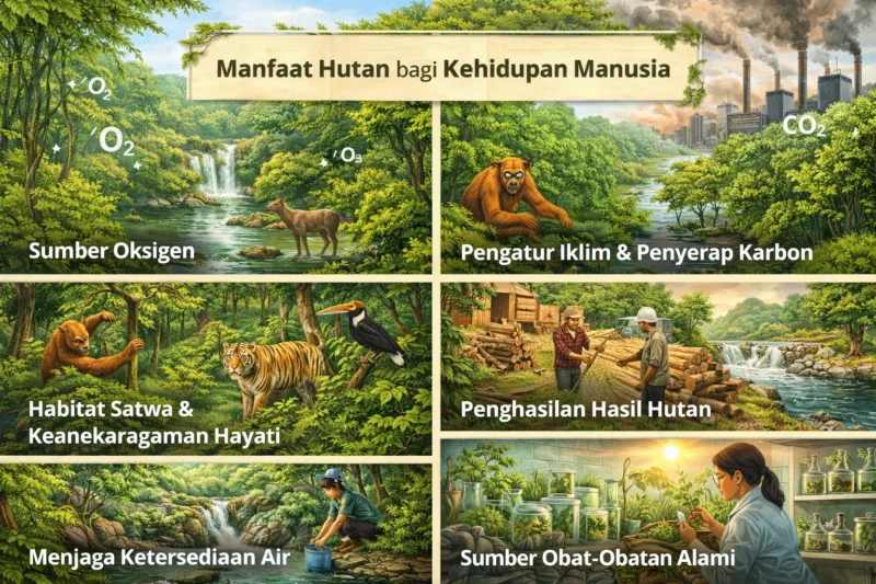 Manfaat Hutan bagi Kehidupan Manusia