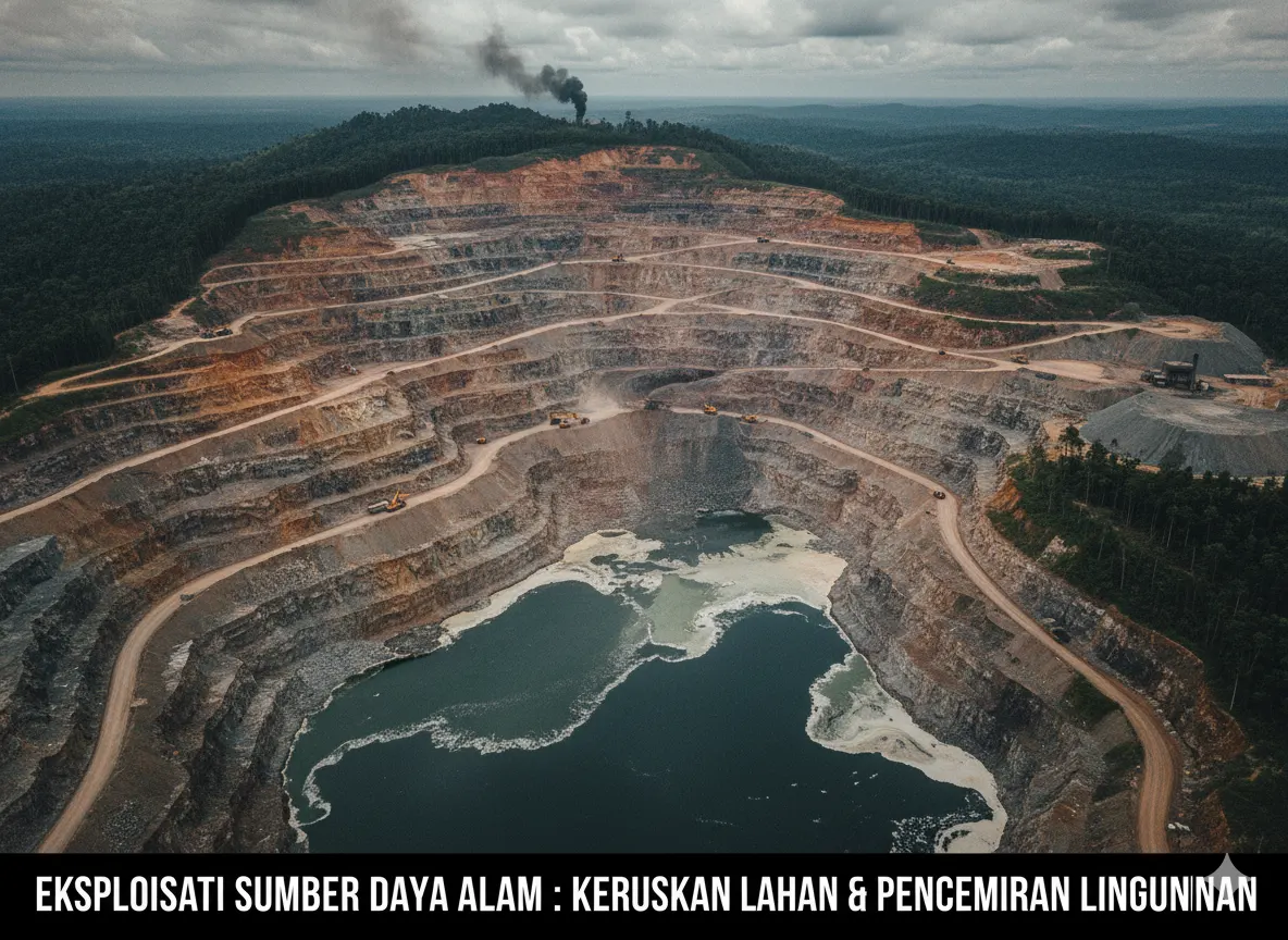 Eksploitasi Sumber Daya Alam dan Akibatnya (ft.istimewa)