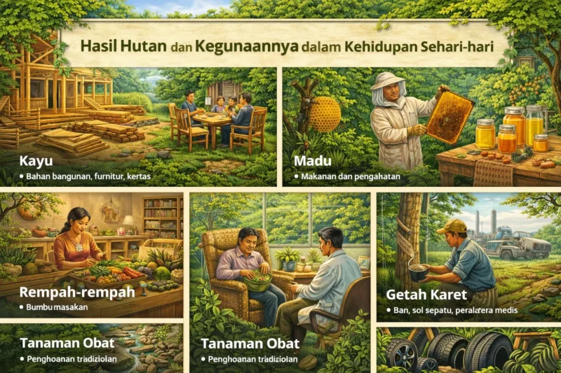 Hasil Hutan dan Kegunaannya dalam Kehidupan Sehari-hari