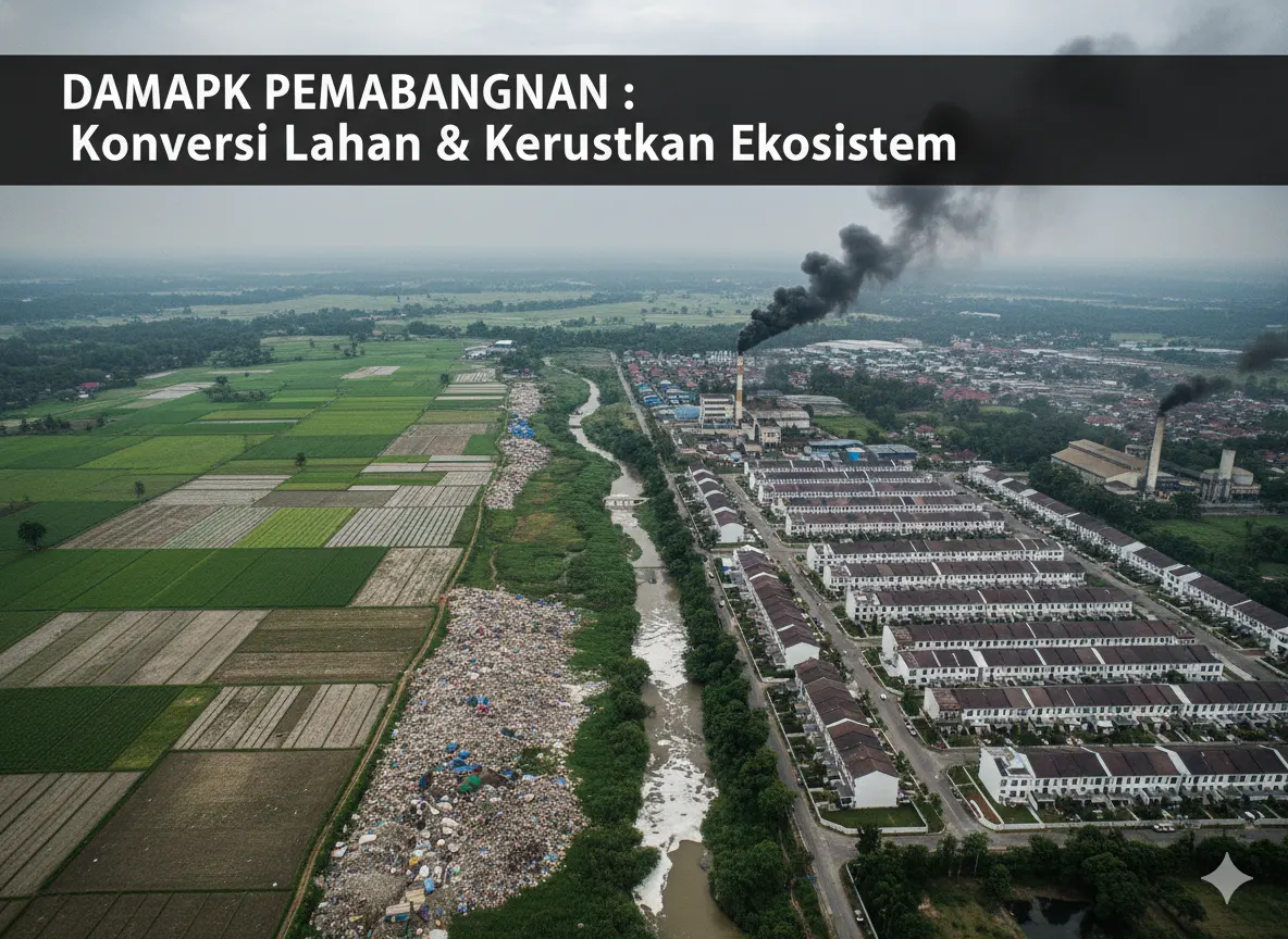 Perubahan Potensi Sumber Daya Alam Akibat Pembangunan (ft.istimewa)