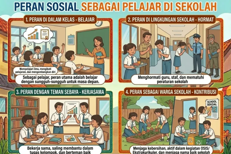 Peran Sosial sebagai Pelajar di Sekolah