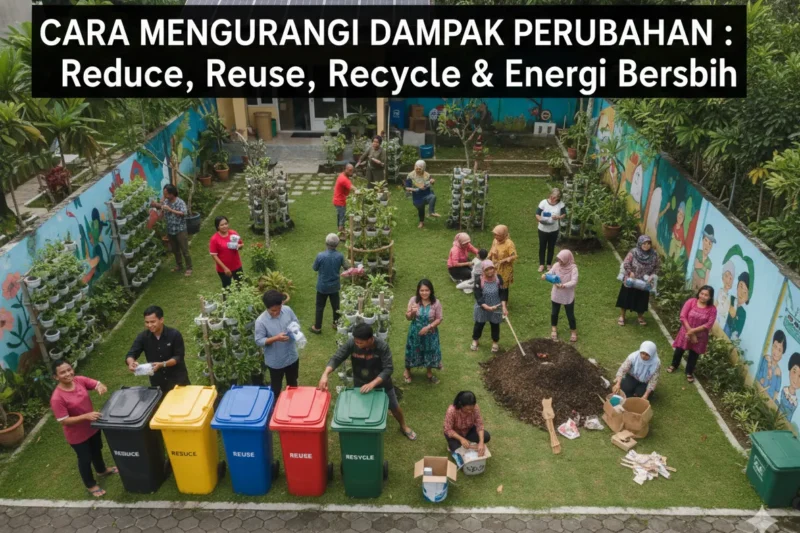 Cara Mengurangi Dampak Perubahan Potensi Sumber Daya Alam
