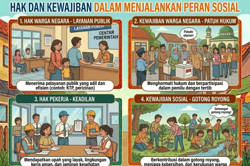Hak dan Kewajiban dalam Menjalankan Peran Sosial