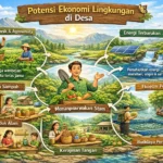 Perbedaan Potensi Ekonomi Lingkungan di Desa dan di Kota (ft.istimewa)
