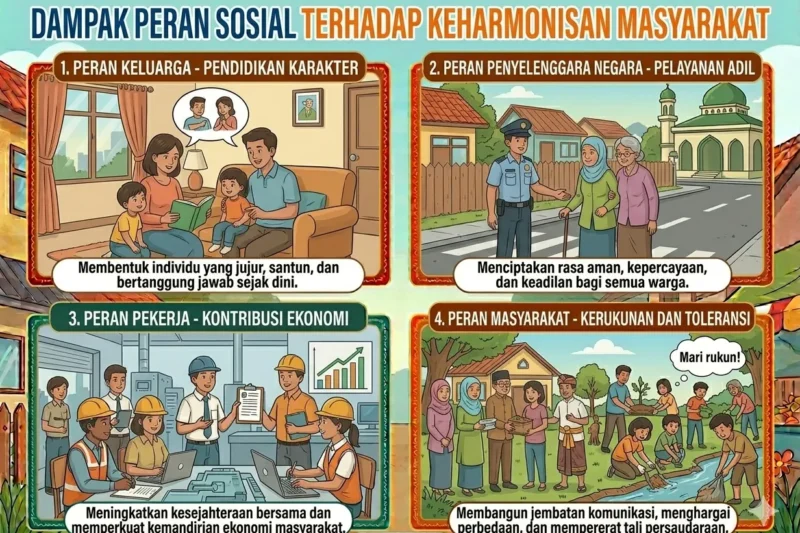 Dampak Peran Sosial terhadap Keharmonisan Masyarakat