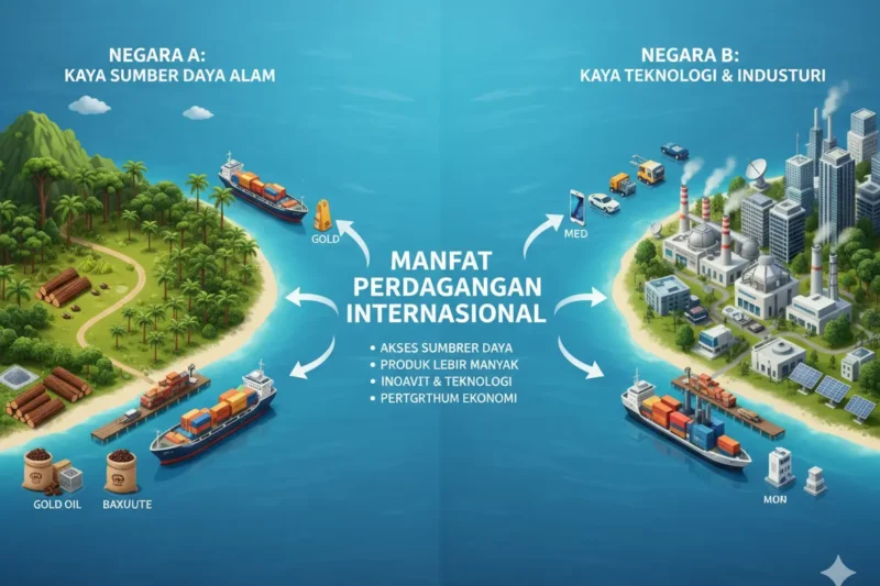Manfaat Perdagangan Internasional bagi Negara yang Berbeda Sumber Daya Alam